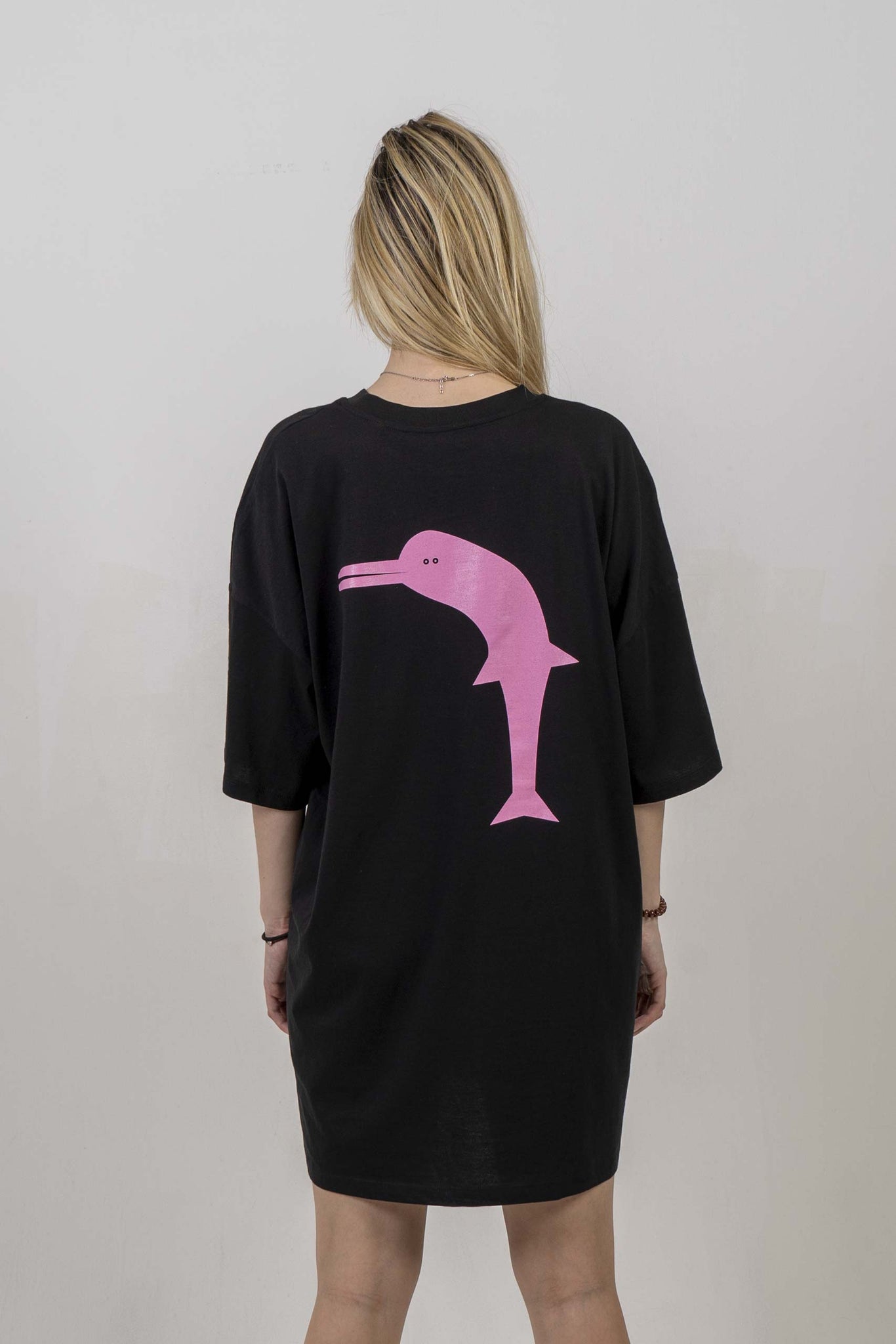 Unisex tričko-šaty Delfín