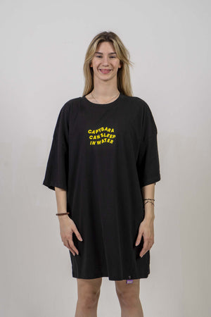 Unisex tričko-šaty KAPYBARA