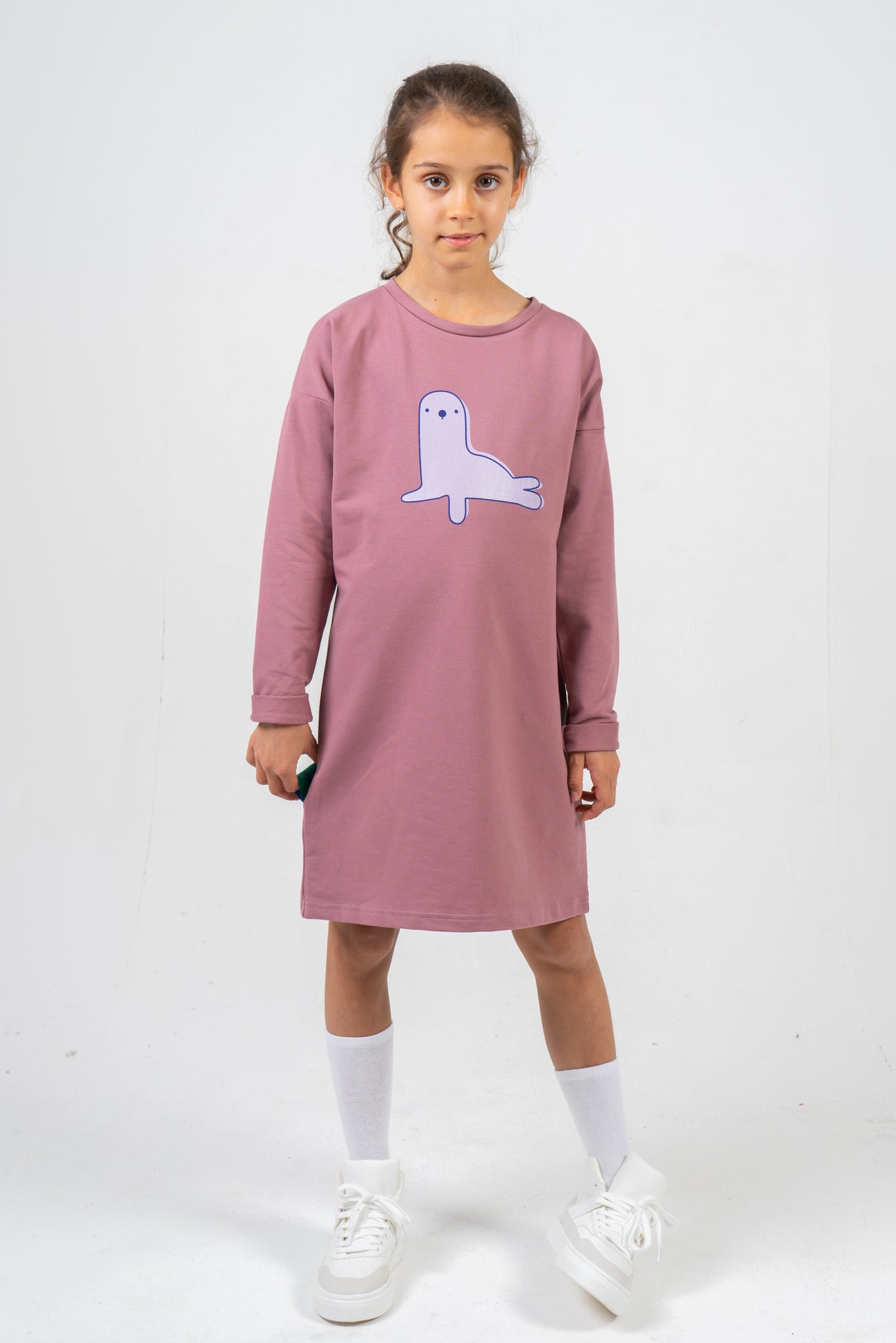 Detské Šaty TULEŇ rosé