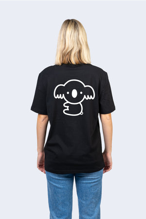Unisex Tričko KOALA čierne