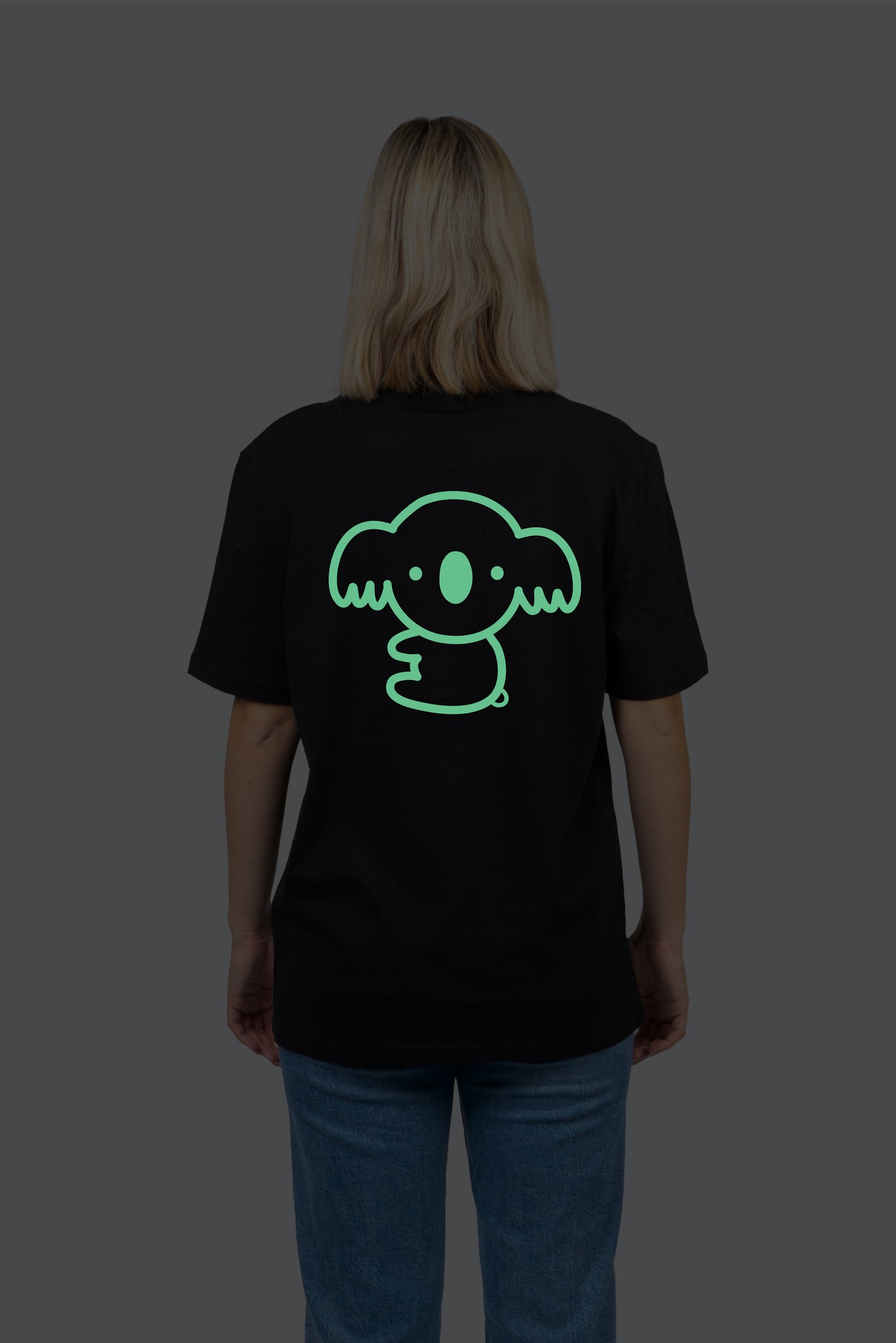 Unisex Tričko KOALA čierne