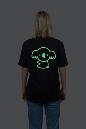 Unisex Tričko KOALA čierne