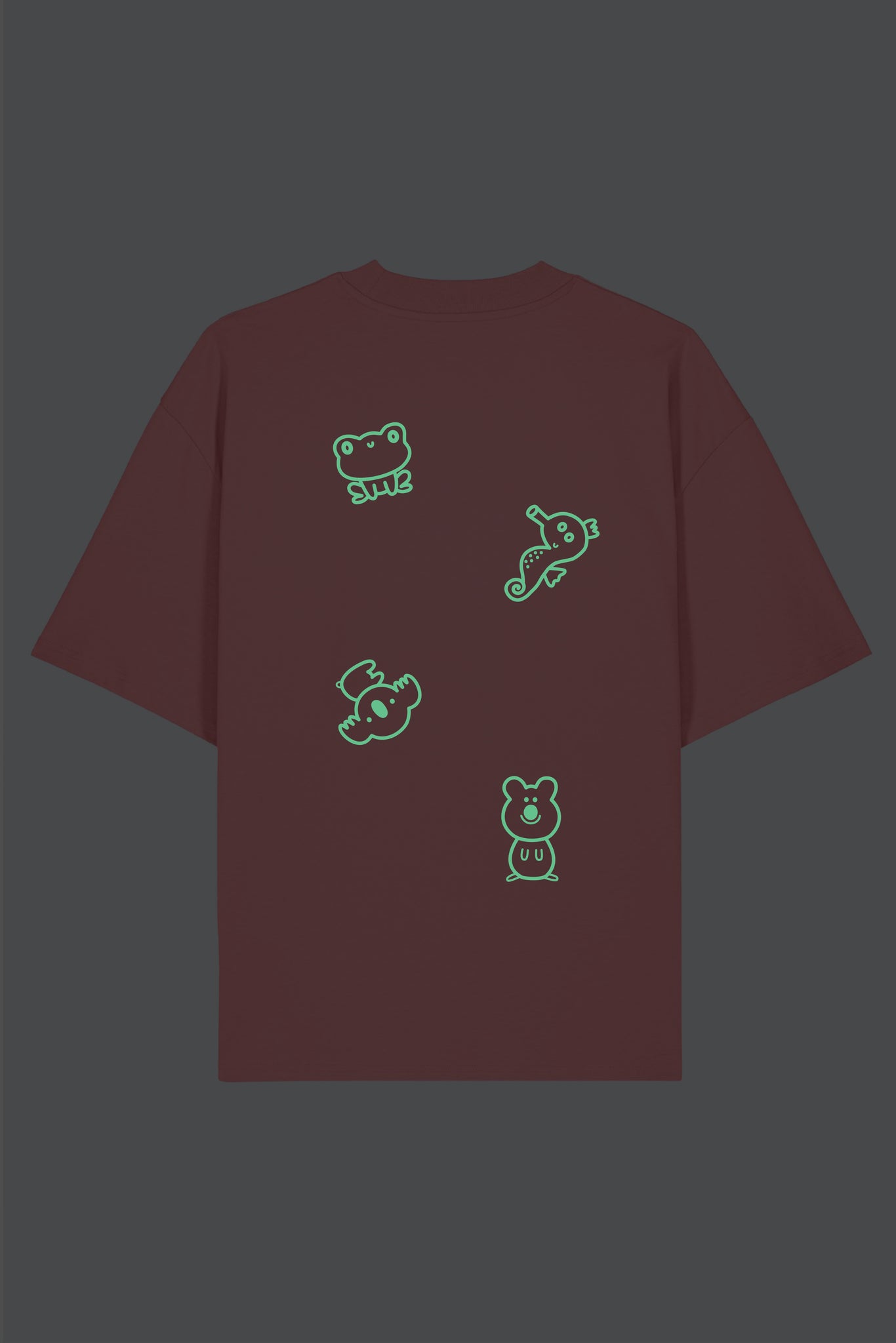 Unisex Tričko ANIMALS ružové