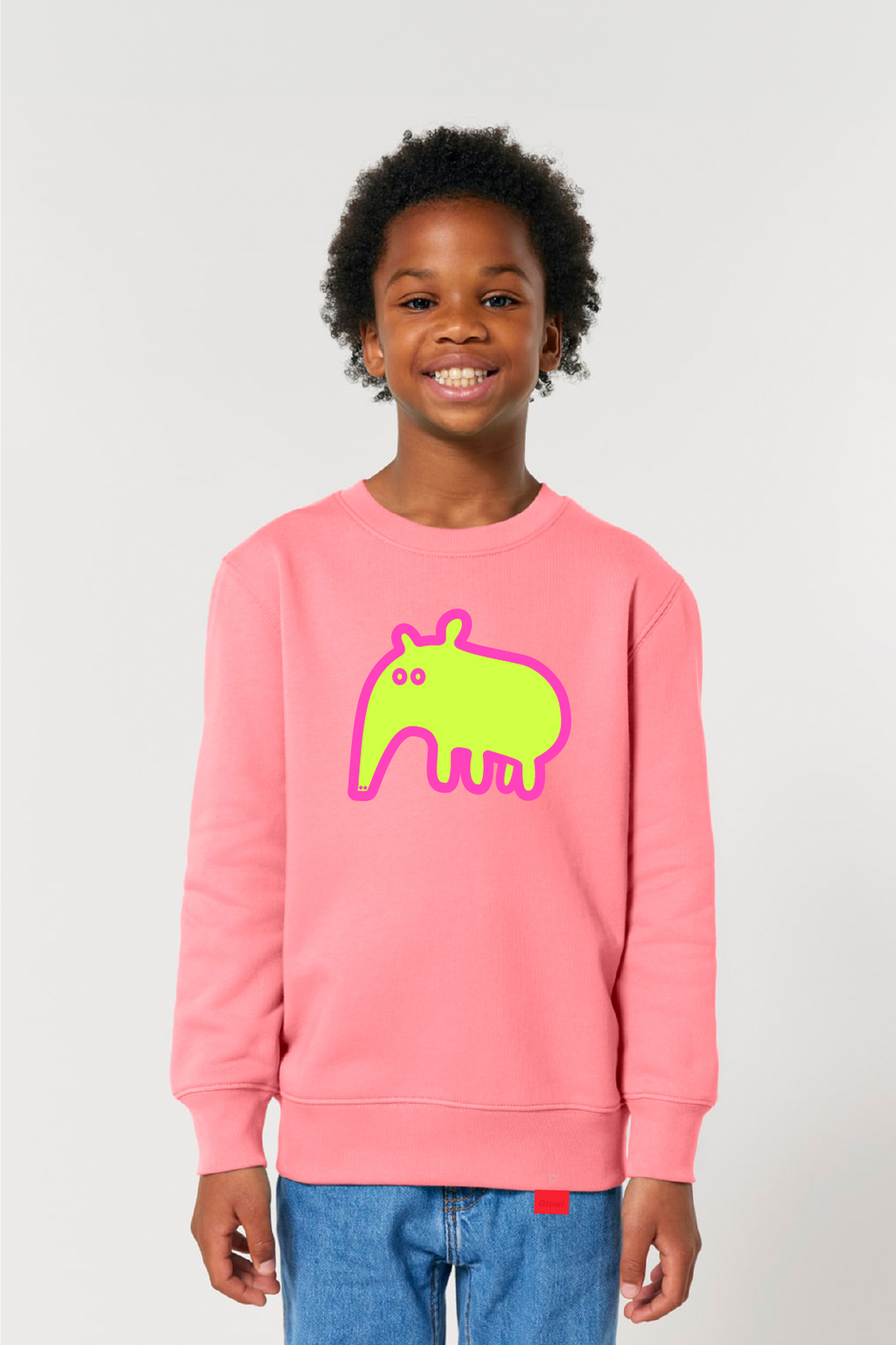 Detská Mikina TAPÍR ružová