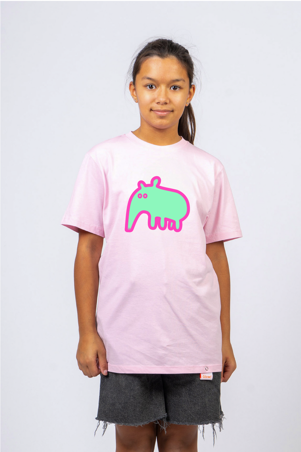 Detské Tričko TAPÍR ružové