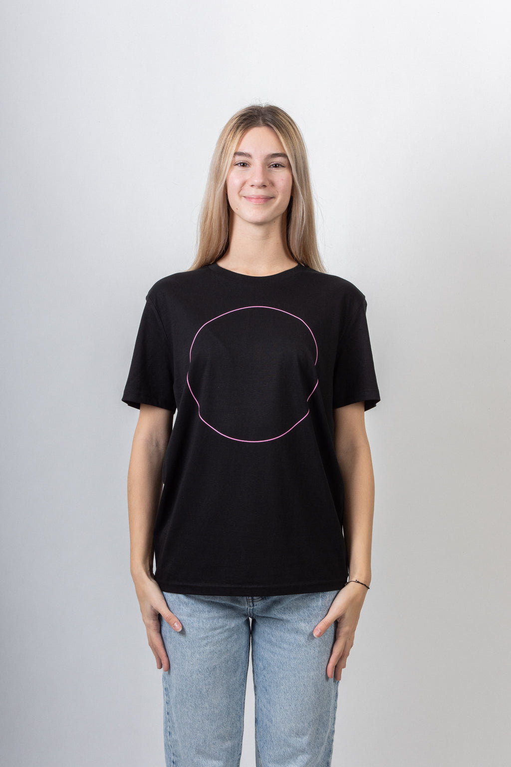 Unisex Tričko KRUŽNICA ružová