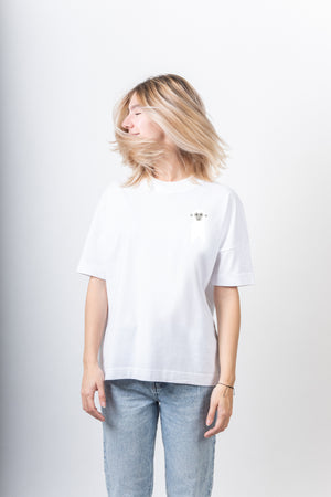 Unisex Tričko OPIČKA biele